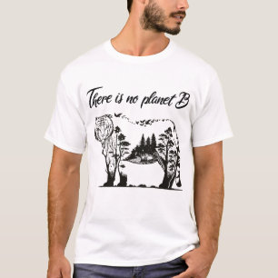 Camiseta não há planeta b, dia do tigre