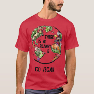 Camiseta Não há planeta B Go Vegan
