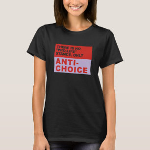 Camiseta Não Há Posição Pro Vida Somente Vestuário Anti Esc