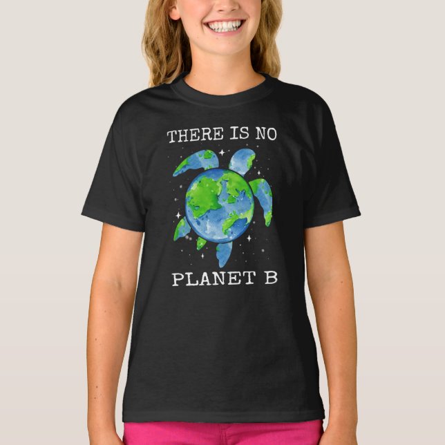 Camiseta Não Há Presente No Dia Da Terra Com Design de Tart (Frente)