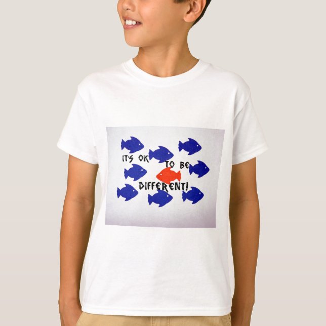 Camiseta Não há problema em ser diferente! (Frente)