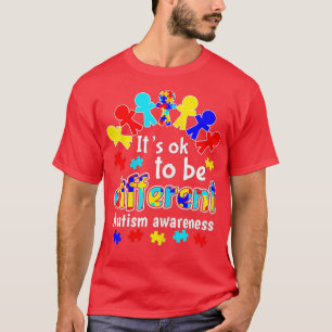 Camiseta Não há problema em ser diferente a consciência do