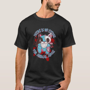 Camiseta Não Há Qualquer Licença Para Abusos De Animais