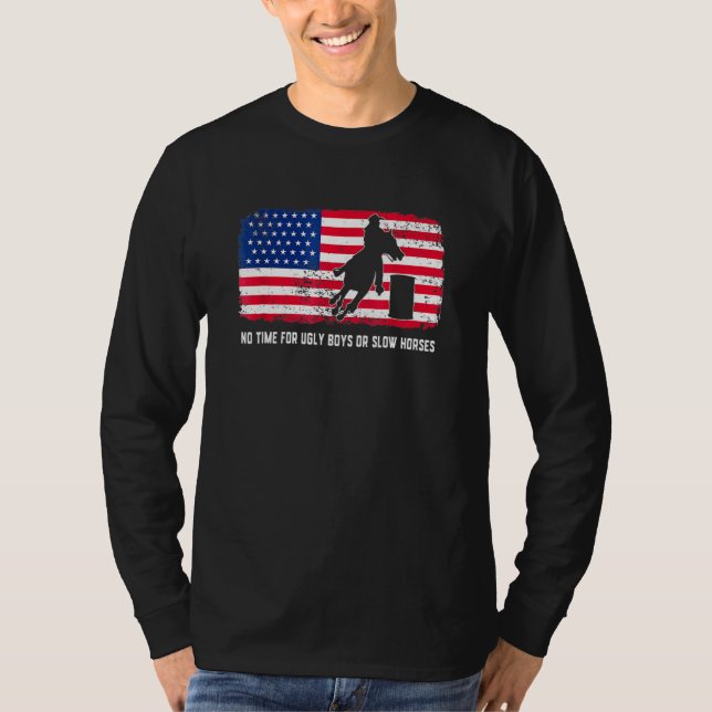 Camiseta Não Há Tempo Para Rapazes Feios Ou Corridas De Can (Frente)