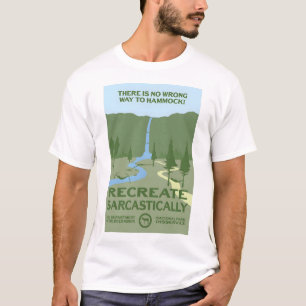 Camiseta Não há um caminho errado para Hammock! - Recriar S