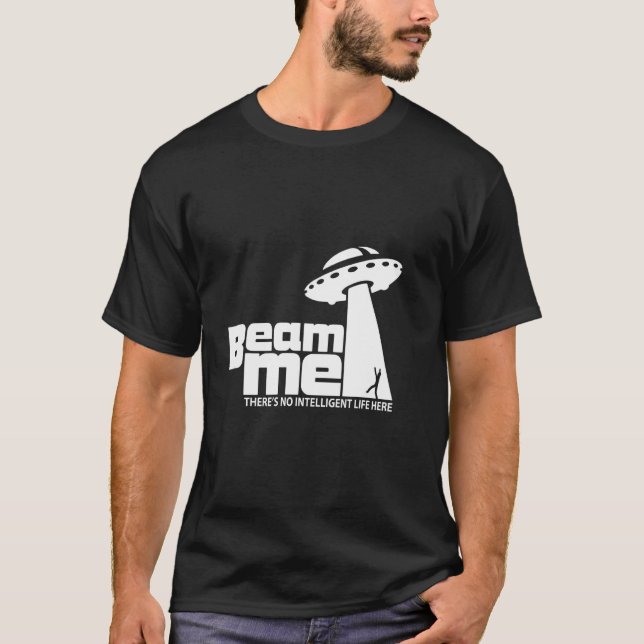 Camiseta Não há uma vida inteligente aqui (Frente)