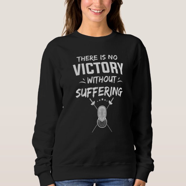 Camiseta Não Há Vitória Sem Sofrer A Luta Contra As Espadas (Frente)