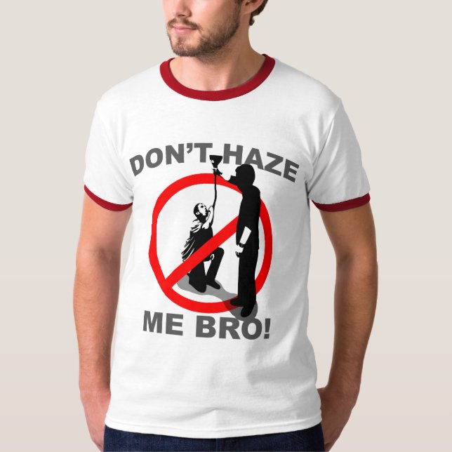 Camiseta Não haze me Bro (Frente)