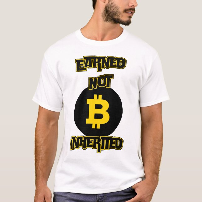 Camiseta Não Herdado™ Crypto Grit Edition (Frente)