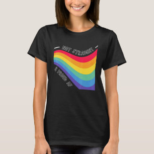 Camiseta Não Hetero E Orgulho Af Lgbt Orgulho Arco-Íris