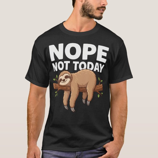 Camiseta Não Hoje (Frente)