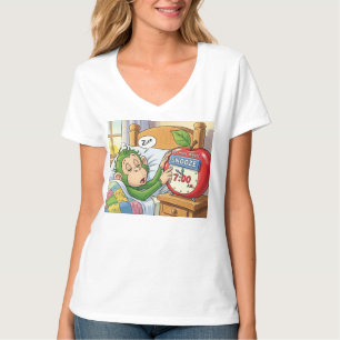 Camiseta Não Hoje, Alarme - Modo Macaco Sonolento 💤 🙈