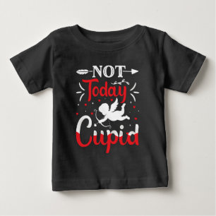 Camiseta Não Hoje Dia de os namorados Engraçado Cupido