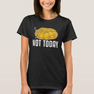 Camiseta Não Hoje Em Cobra De Escala Rastreando Bola De Ban