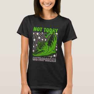 Camiseta Não Hoje Gastroparesia Gato Relaxante Coquette Gas