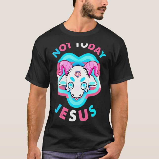 Camiseta Não Hoje Jesus Transgender Lgbt Satã Gosta (Frente)