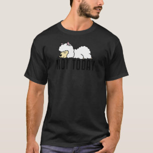 Camiseta Não Hoje, Llama Vicuna Guanaco Breeder Alpaca