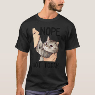 Camiseta Não Hoje Não Beijar Gato