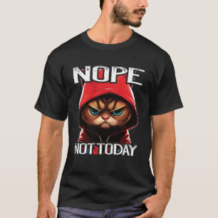 Camiseta Não Hoje Não Cat I Preguiça