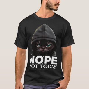 Camiseta Não Hoje Não Cat I Preguiça