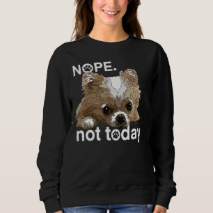 Camiseta Não Hoje Não Chihuahua Cachorro Engraçado Chiwawa