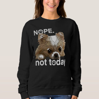Camiseta Não Hoje Não Chihuahua Cachorro Engraçado Chiwawa 