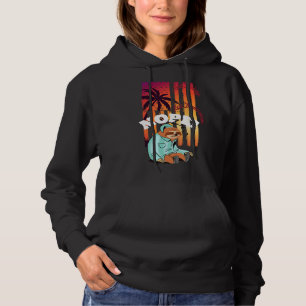 Camiseta Não Hoje Não Dorme Sloth Sunset Flag
