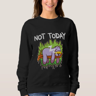 Camiseta Não Hoje Não É Leve, Leve Preguiçosa E Preguiçosa
