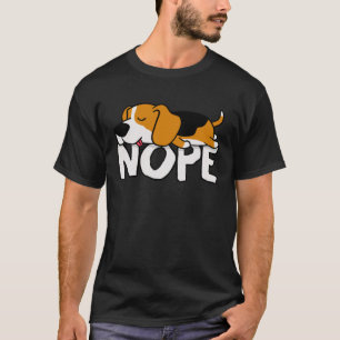 Camiseta Não Hoje Não É Um Cão Preguiçoso