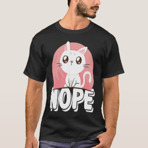 Camiseta Não Hoje Não Gato Preguiçoso Gatinho 2