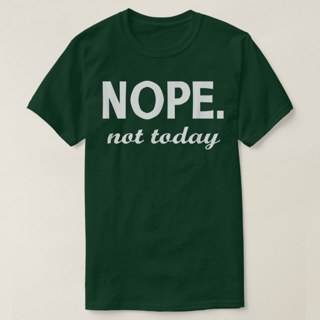 Camiseta Não Hoje Não Unir (Frente do Design)