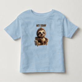 Camiseta Não Hoje Sloth Relaxado