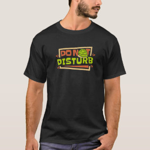 Camiseta Não Incomodar Alligador Encaixando Controle Desliz