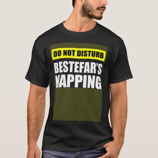 Camiseta Não Incomodar antes de guardar (Frente)
