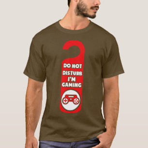Camiseta Não Incomodar Im Gift MMORPG Gift