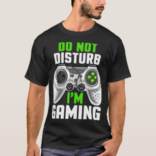 Camiseta Não Incomodar Im Jogando Videos games Legal Engra