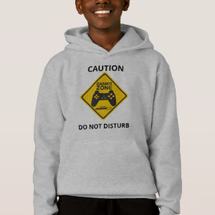 Camiseta Não Incomodar Sinal de Cuidado Amarelo da Zona do