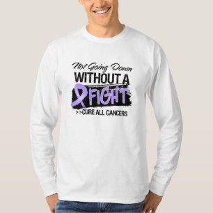 Camiseta Não indo para baixo sem uma luta - cancer