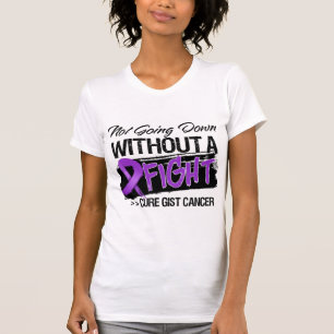 Camiseta Não indo para baixo sem uma luta - cancer da