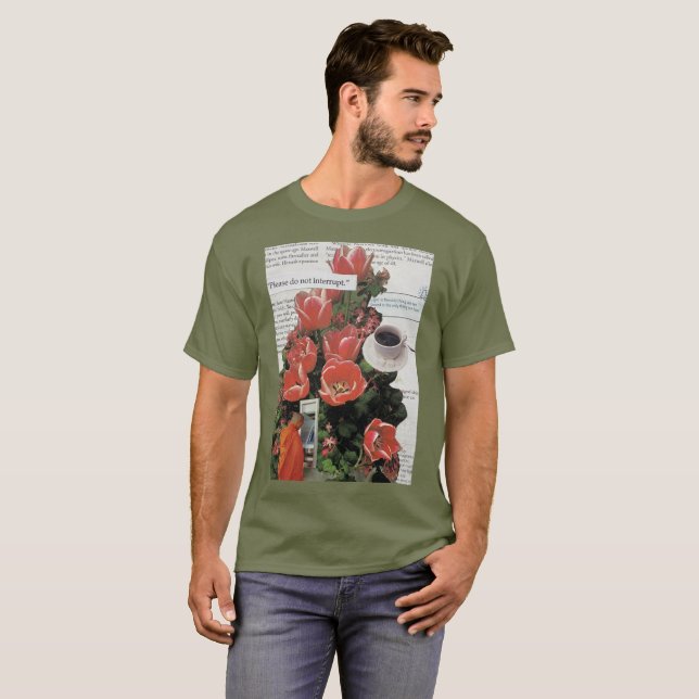 Camiseta Não Interrompa O Tempo De Café Da Manhã Do Dinheir (Frente Completa)