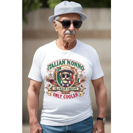 Camiseta Não Italiano Como Avô Regular