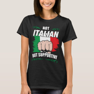 Camiseta Não Italiano, Mas Viagem Turista De Apoio Italiano