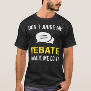 Camiseta Não julgar Debate