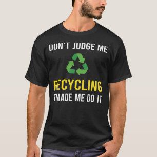 Camiseta Não julgar Reciclar Reciclagem