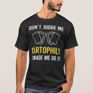Camiseta Não julgue cartofilista cartofilista