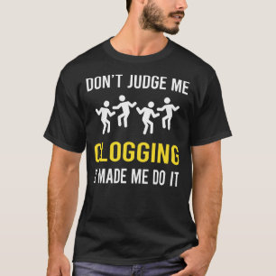 Camiseta Não Julgue Clogging Tampoer