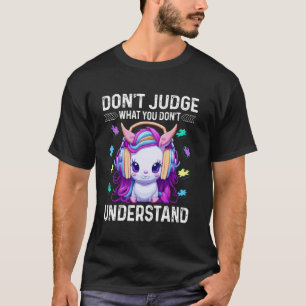 Camiseta Não Julgue O Que Você Não Entende Autismo Fofo