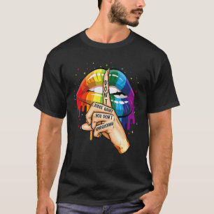 Camiseta Não julgue o que você não entende Lgbt Pride L