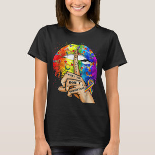 Camiseta Não julgue o que você não entende Lgbt Pride L