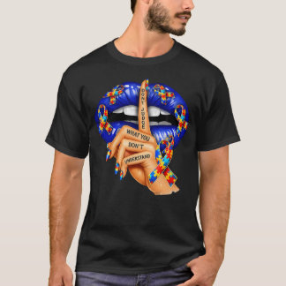 Camiseta Não Julgue o Que Você Não Entende sobre Autismo
